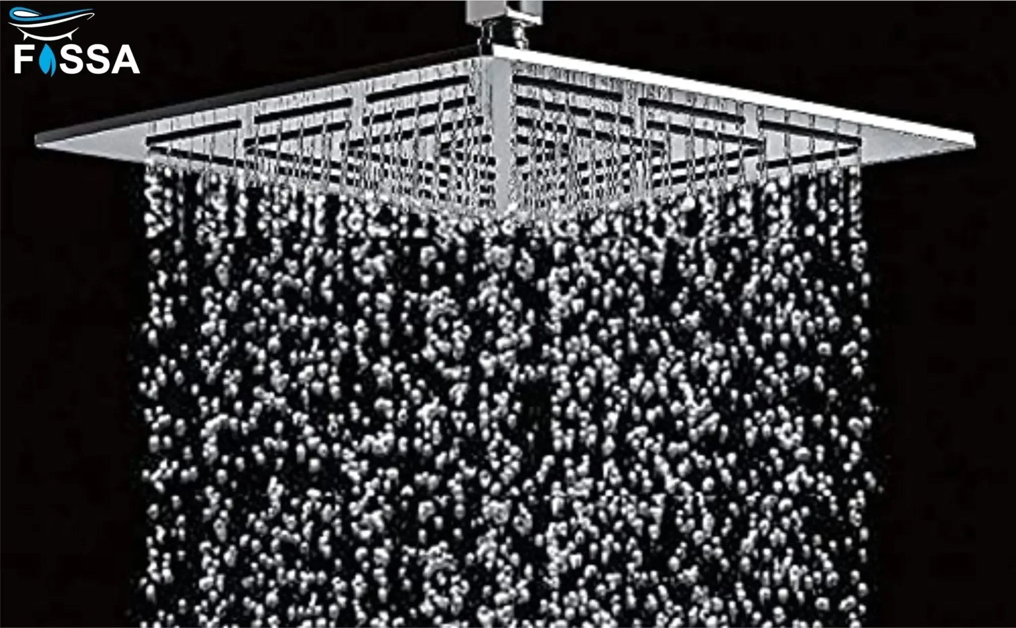 Amaze (4x4 Inches) 304- Grade Stainless Steel Chrome Finish Overhead Shower Without Arm-4